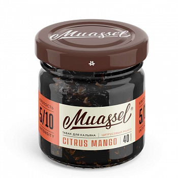 Табак Muassel, 40гр "Citrus Mango - Цитрусовый Манго"